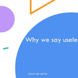 Why we say useless DATA - Zaw